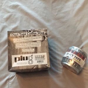 Duct tape mug and tie